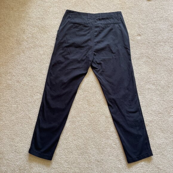 Acne Studios Ayan Satin Chino Pants – Black – Men's Size 26" - Picture 7 of 10